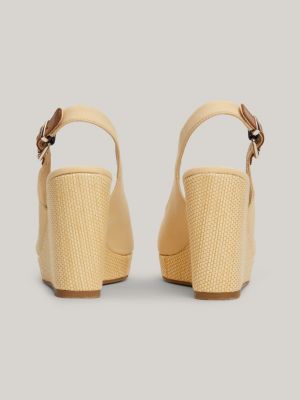 Tommy hilfiger hot sale wedges beige