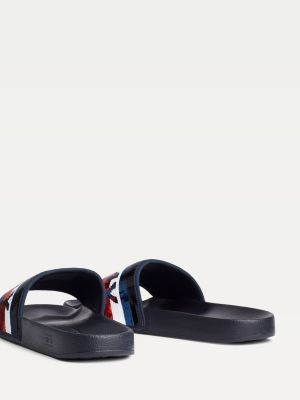 tommy hilfiger denim sliders