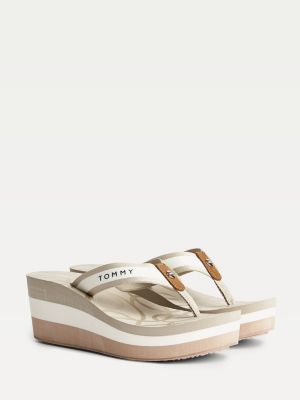 tommy hilfiger webbing beach sandals