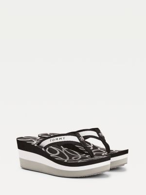 tommy hilfiger wedge beach sandals
