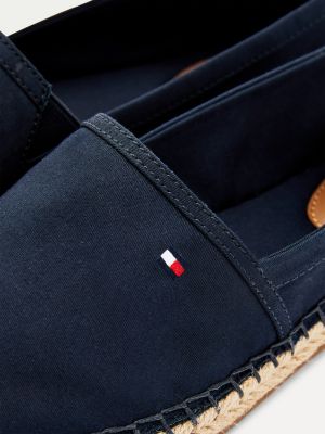 tommy hilfiger flat cotton espadrilles