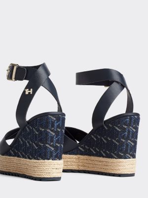 tommy hilfiger high wedge sandals