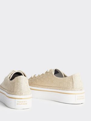 tommy hilfiger beige shoes