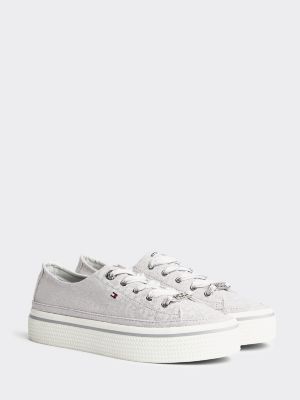 tommy jeans flatform trainers