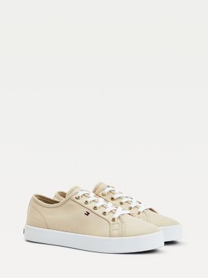 tommy hilfiger sneakers beige