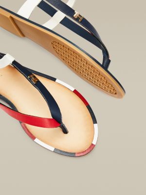 tommy hilfiger iconic strappy flat sandal