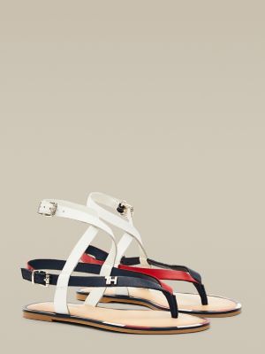 tommy hilfiger iconic flat strappy sandal
