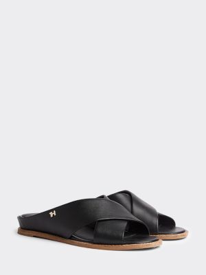tommy hilfiger slip on sandals