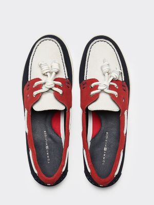 tommy hilfiger maroon shoes