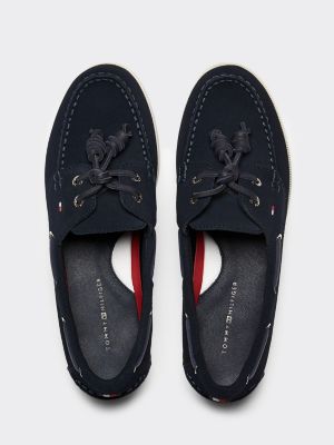 tommy hilfiger classic suede boat shoes