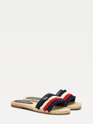 blue mules flat