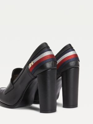mocassin talon haut homme