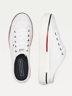 tommy hilfiger signature flatform trainers