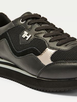 tommy black trainers