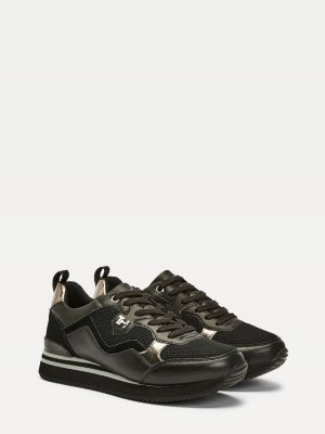 tommy hilfiger city trainers black