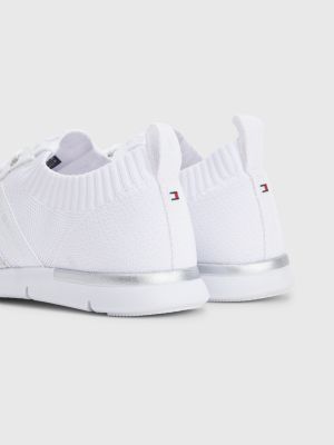 tommy hilfiger lightweight knitted trainer