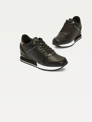 black dressy trainers