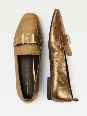 tommy hilfiger tan loafers