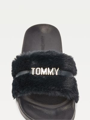 tommy fur slides