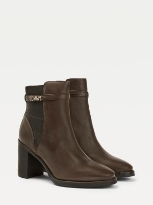 bottines a talon tommy hilfiger