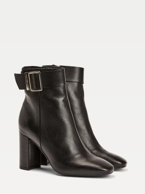 tommy hilfiger block heel boots