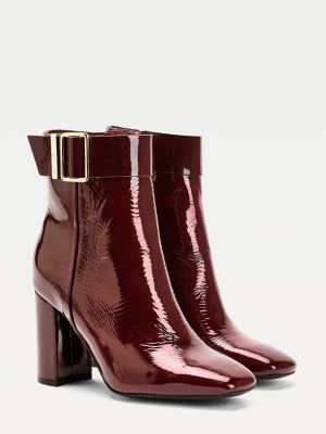 tommy hilfiger leather ankle boots