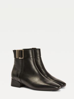 tommy hilfiger block heel boots