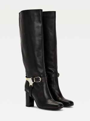 TH Modern Leather Riding Boots | BLACK 