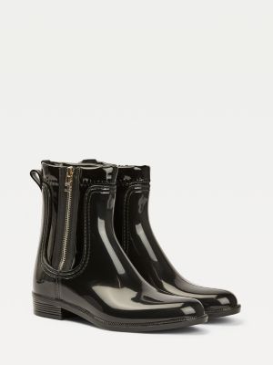 tommy hilfiger rain boots short