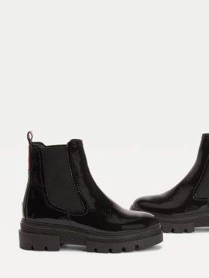 chelsea patent boots