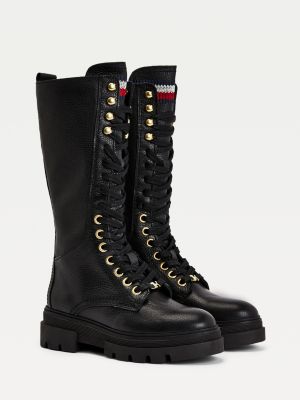 tommy hilfiger long boots