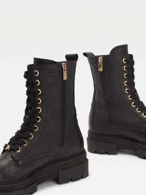 hilfiger lace up boots