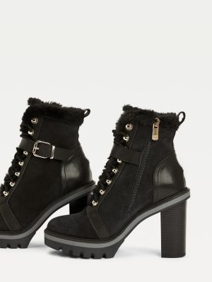warm heeled boots