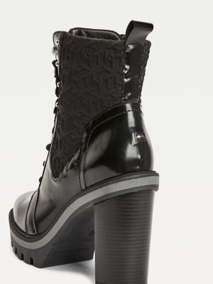tommy hilfiger high heeled hiker boot