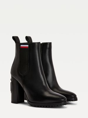bottine a talon tommy hilfiger femme