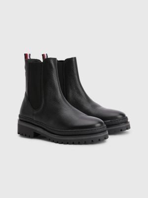 tommy hilfiger brown boots womens