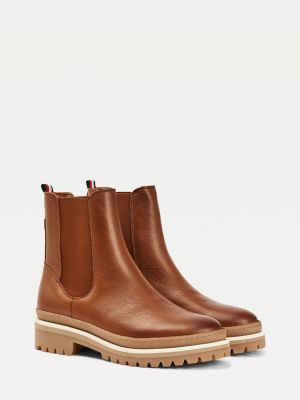 Classics Rugged Chelsea Boots | BROWN | Tommy Hilfiger