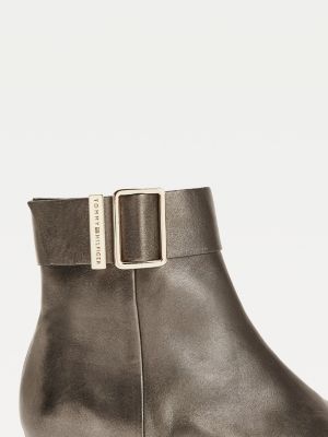 tommy hilfiger metallic chelsea boot