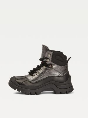 tommy hilfiger grey boots