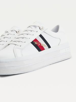 tommy signature flatform boot