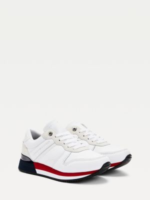 tommy hilfiger metallic city trainer