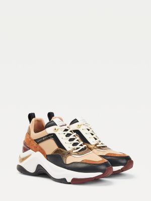 tommy hilfiger colour block trainers