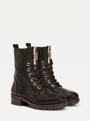 tommy hilfiger biker boots