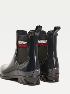 tommy hilfiger ankle rain boots