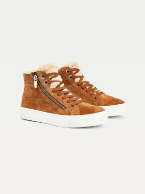 chunky high top trainers