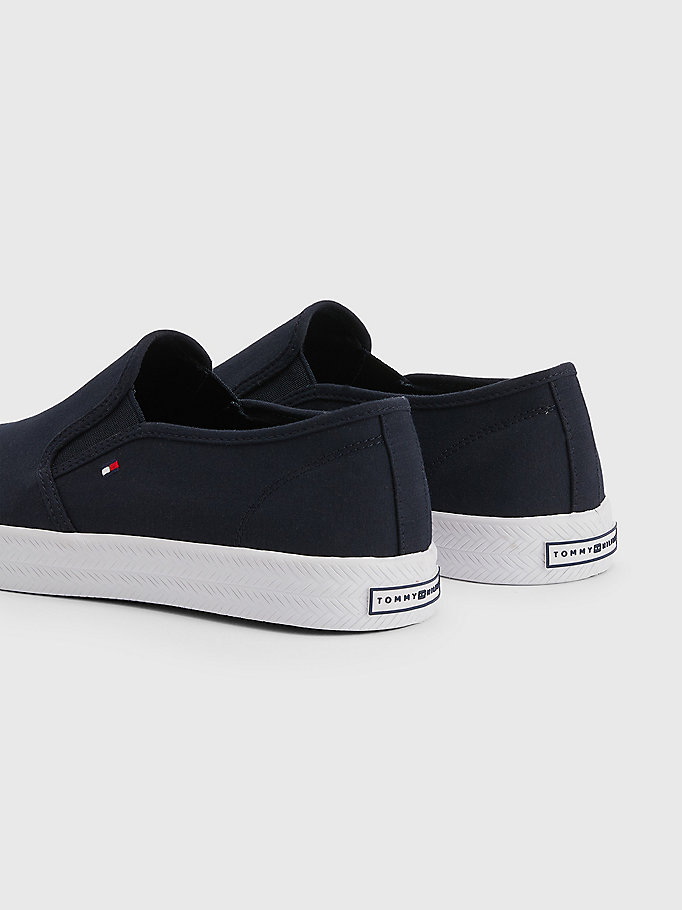 Essential Nautical Slip-On Trainers | BLUE | Tommy Hilfiger