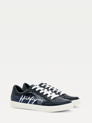 tommy hilfiger sequin trainers