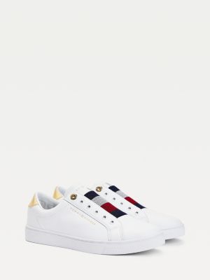 tommy hilfiger trainers white womens