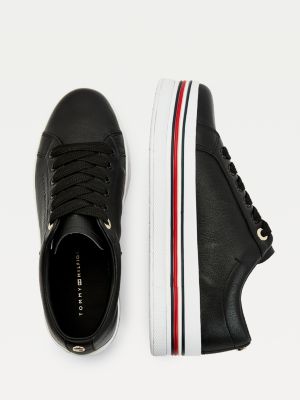 tommy black trainers