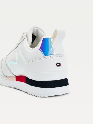 tommy hilfiger chunky suede panel trainers